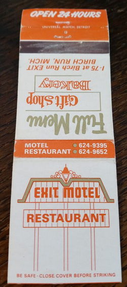 Exit Motel - Matchbook (newer photo)